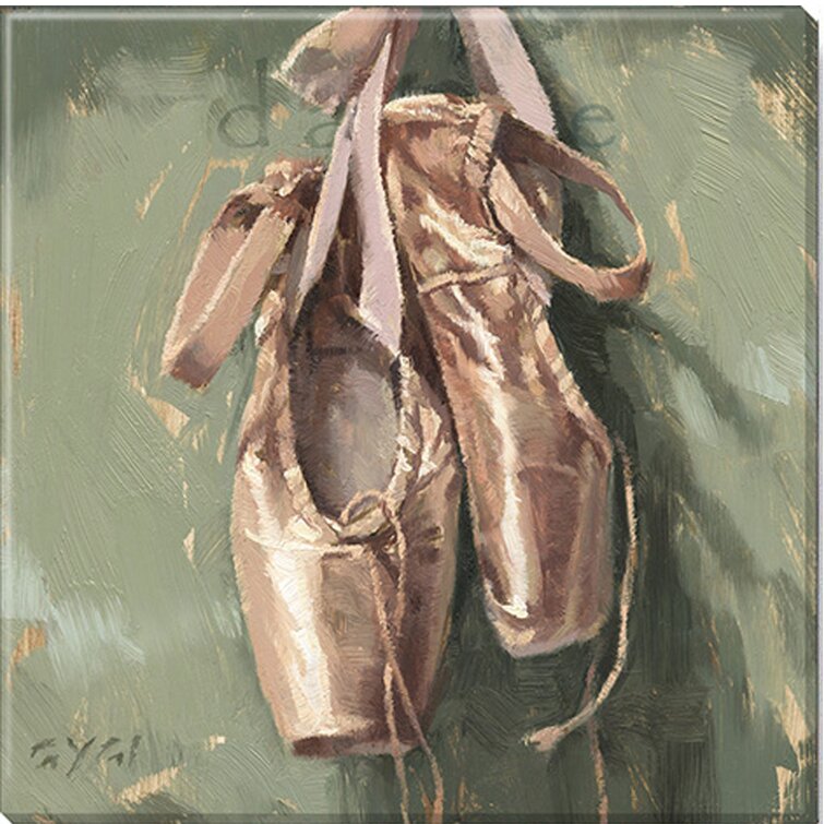 Bode Ballet Slippers by Darren Gygi - Wrapped Canvas Painting Print